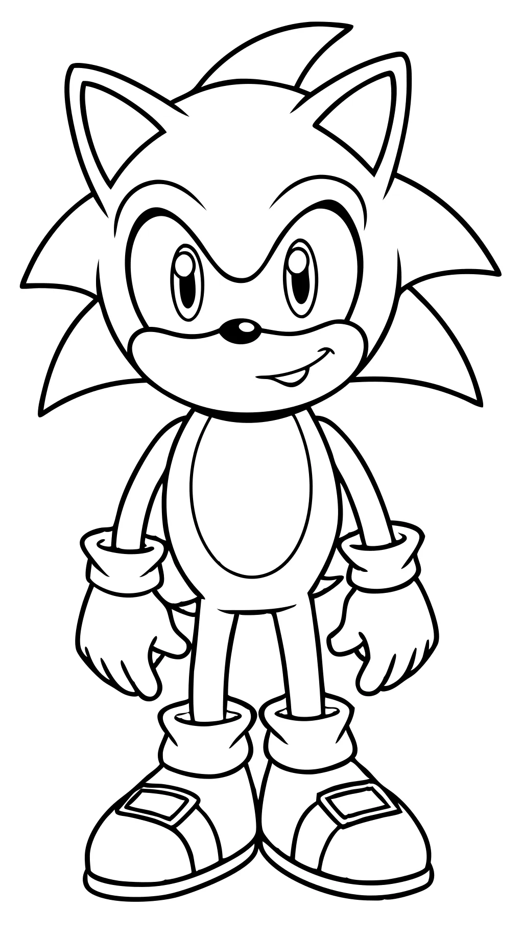 sonic character coloring pages